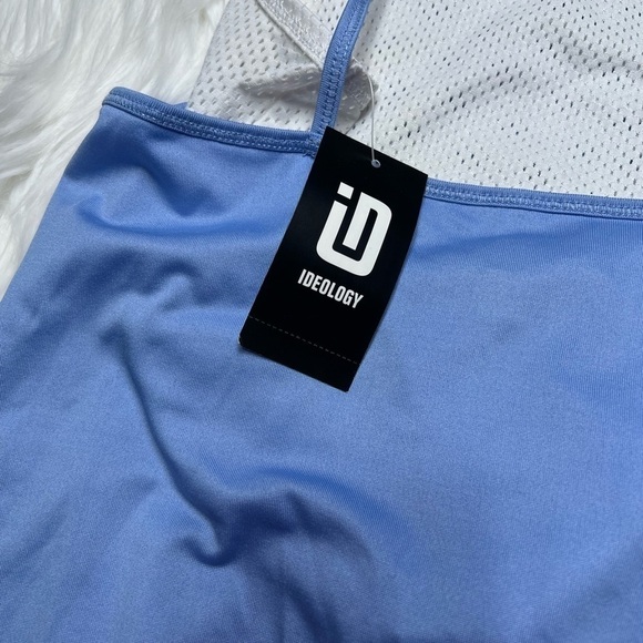 Ideology Big Girls Active Top with mesh and spaghetti straps. NWT - Picture 4 of 5